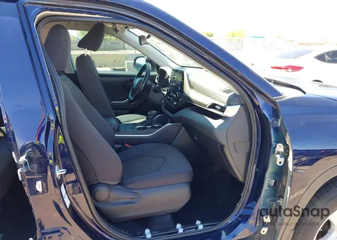 2022 Toyota Highlander Hybrid Le z USA, uszkodzony, nr VIN 5TDBBRCH4NS558785